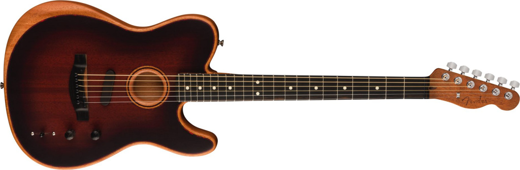 American Acoustasonic Telecaster All-Mahogany in Bourbon Burst