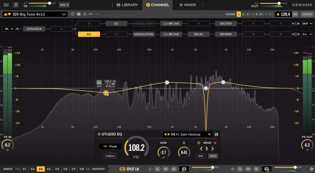 NAMM 2022: Two Notes GENOME - Amp-Simulation und Channel-Strip