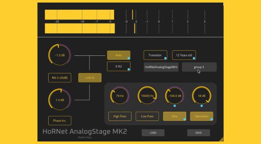 HoRNet AnalogStage MK2: analoge Konsolenemulation für die DAW