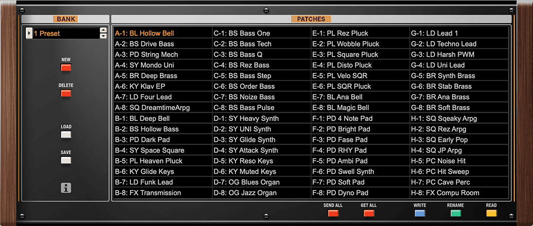 Jupiter-4 Presets