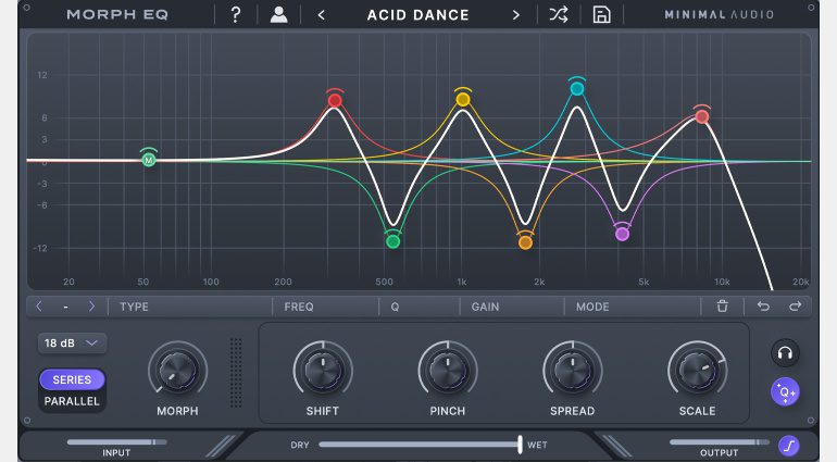 Minimal Audio Morph EQ