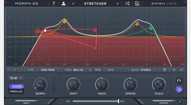 Minimal Audio Morph EQ