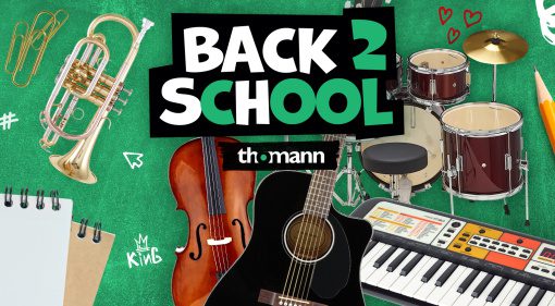 Thomann Back 2 School: zum Schulstart das passende Instrument finden!