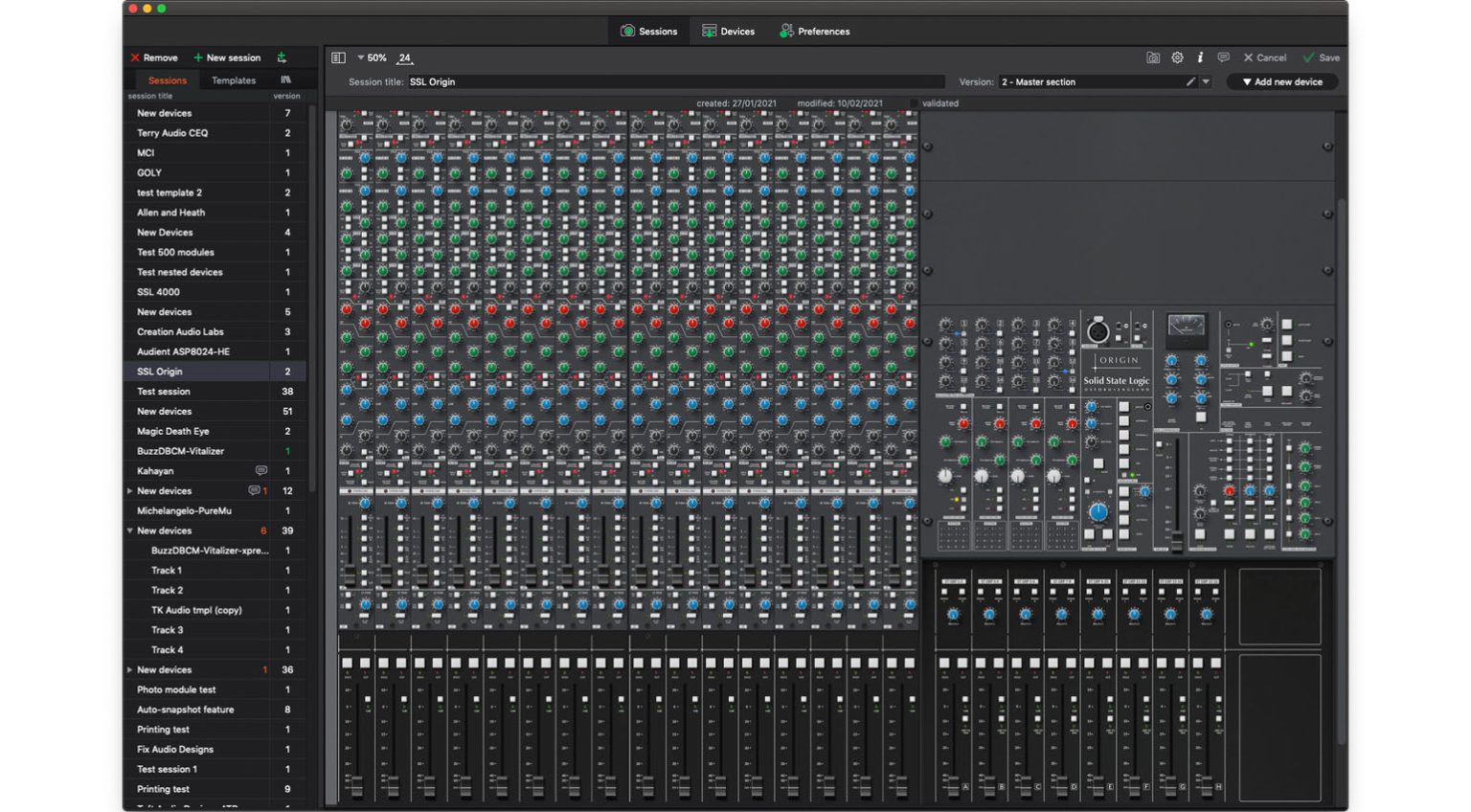 Tipp Session Recall Software speichert Outboard und Synthesizer