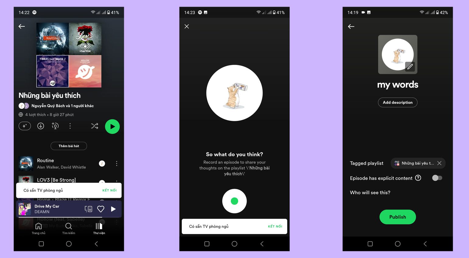 Neues bei Spotify: Playlist-Kommentare, Laut-Hack und Receptify