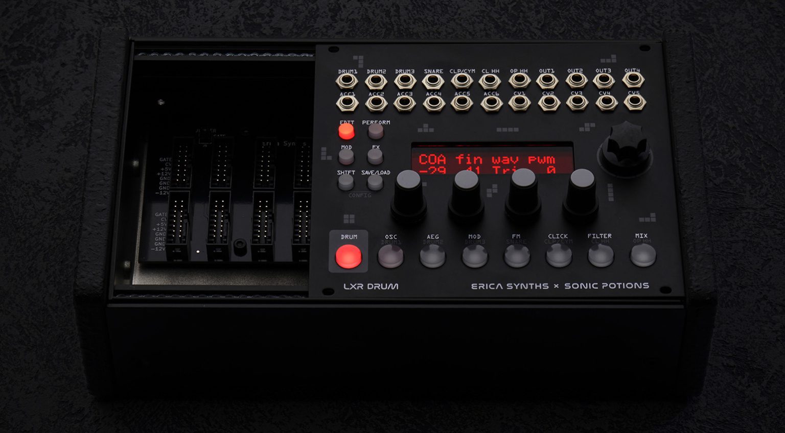 Erica Synths LXR Drum Module jetzt bestellbar! gearnews.de