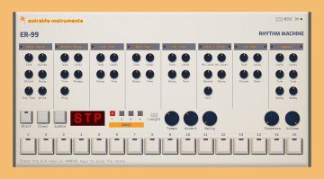 Kostenlos: Extralife Instruments ER-99 - die TR-909 im Browser!