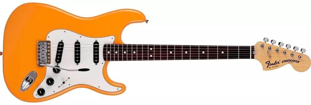 Fender Japan International Color Stratocaster Limited Edition Capri Orange Rosewood