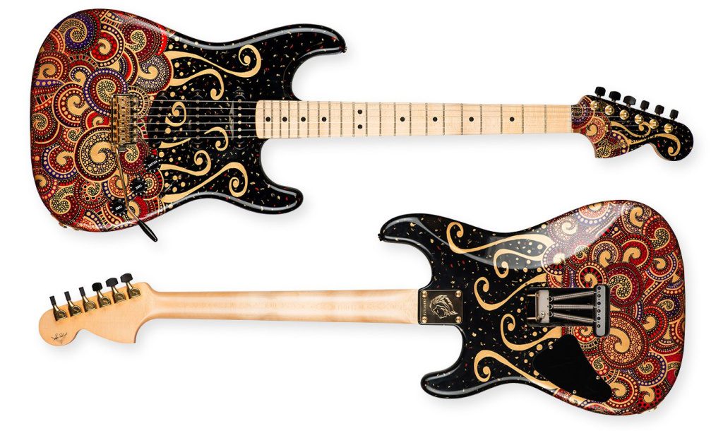 Fender Japan Ken Stratocaster Paisley Fantasy