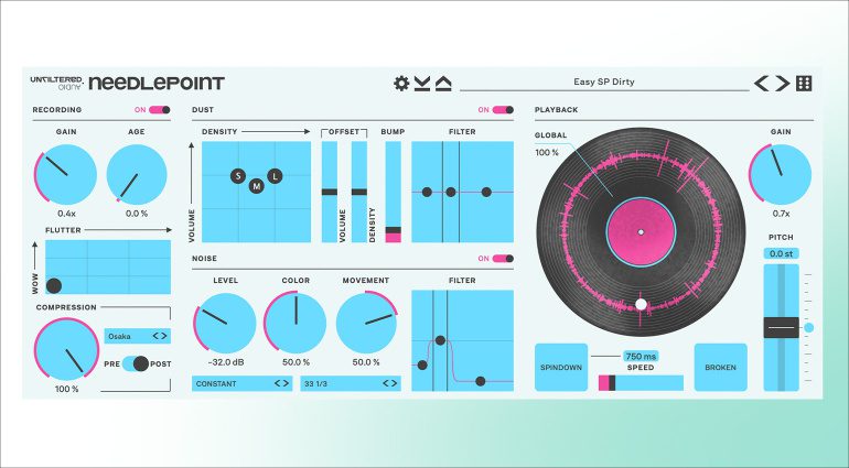 Unfiltered Audio Needlepoint Plugin: die ultimative Vinyl-Simulation?