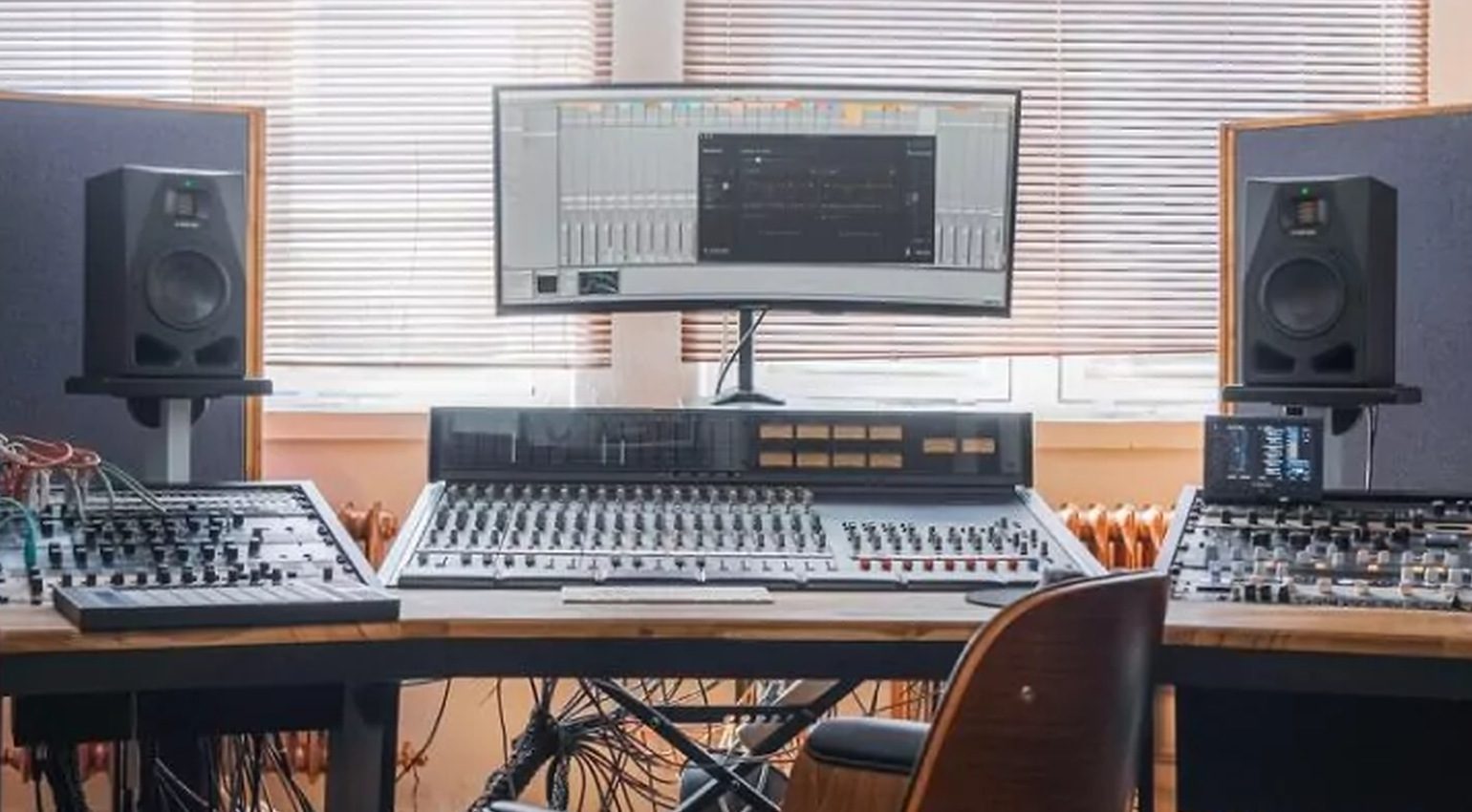 Adam Audio A4V im Studio