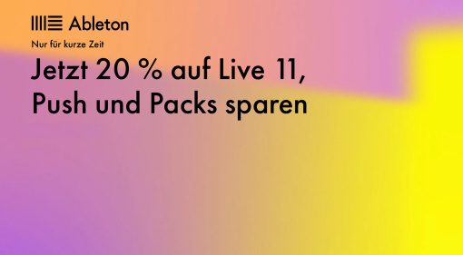 Ableton Live, Push 2 und Packs Deal: für kurze Zeit mit 20 % Rabatt!