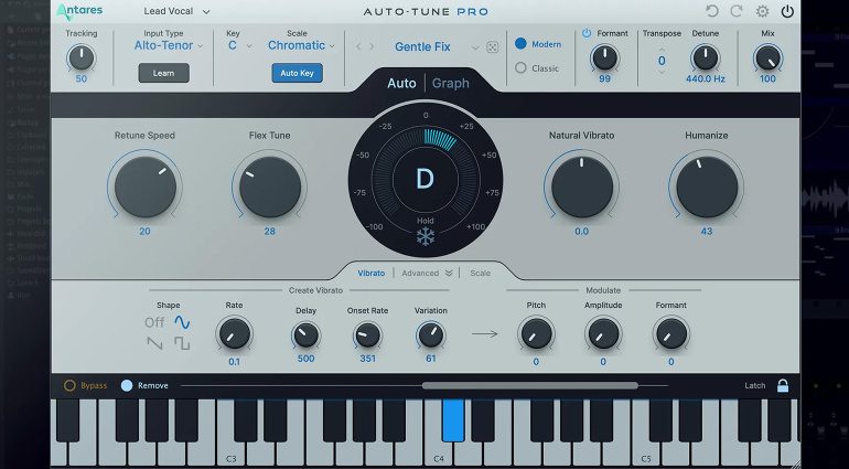 Auto-Tune Pro X: Antares verbessert das Kult-Plugin für Tonhöhenkorrektur