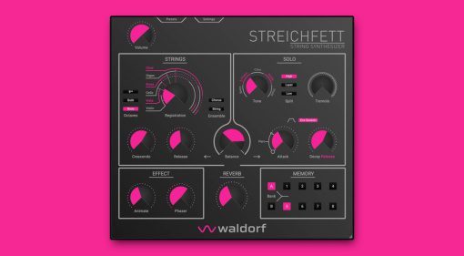 Waldorf Streichfett String Synthesizer ab sofort als Plugin!