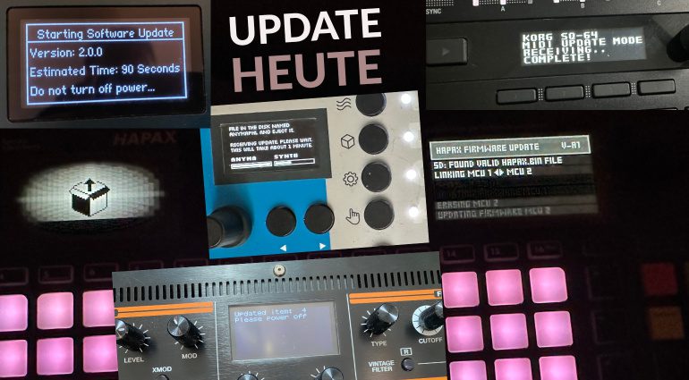 Update Heute Synthesizer und Synthesizer