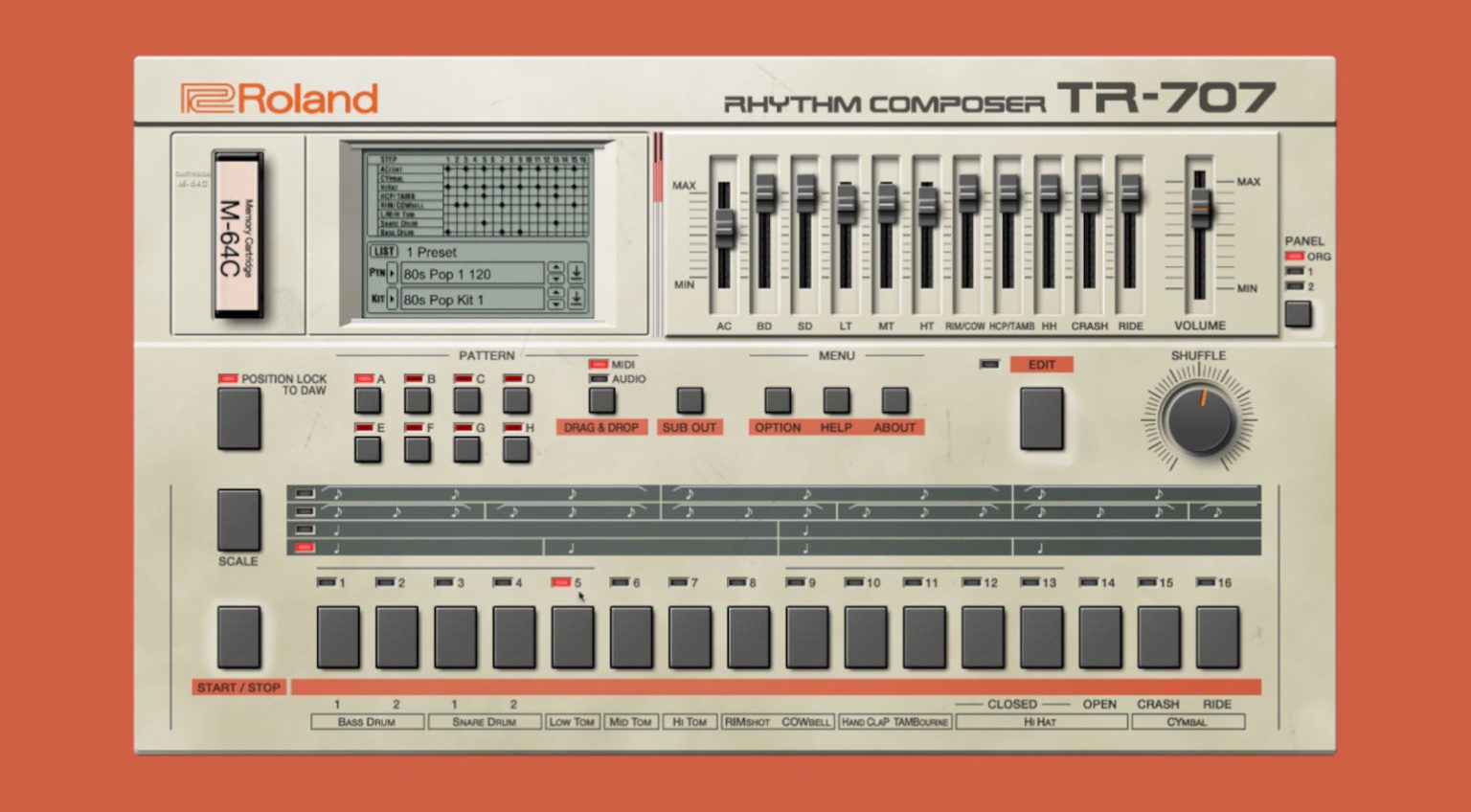 Drum Machine Collection von Roland 5 Legenden gearnews.de