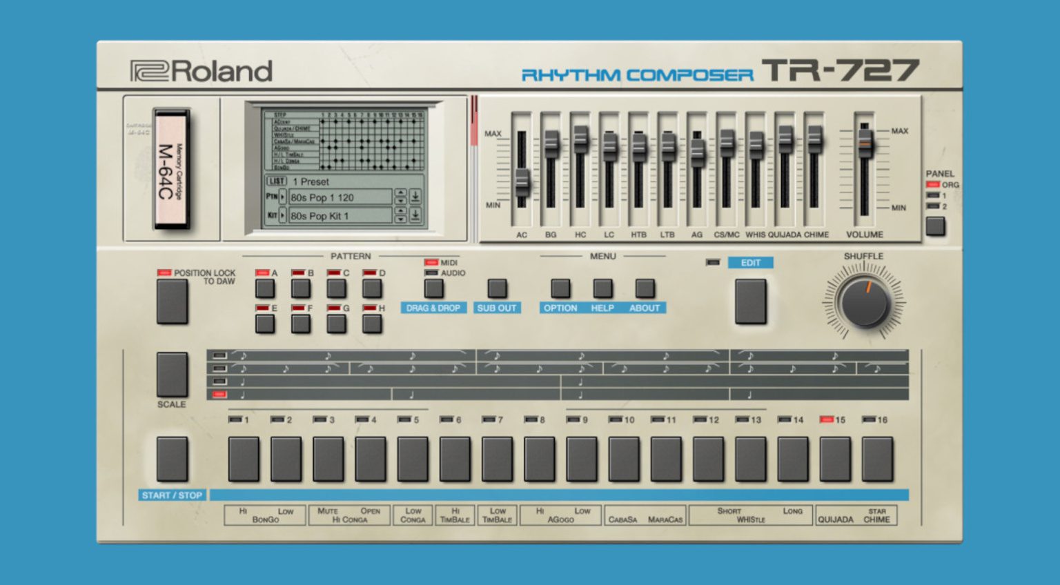 Drum Machine Collection von Roland 5 Legenden gearnews.de