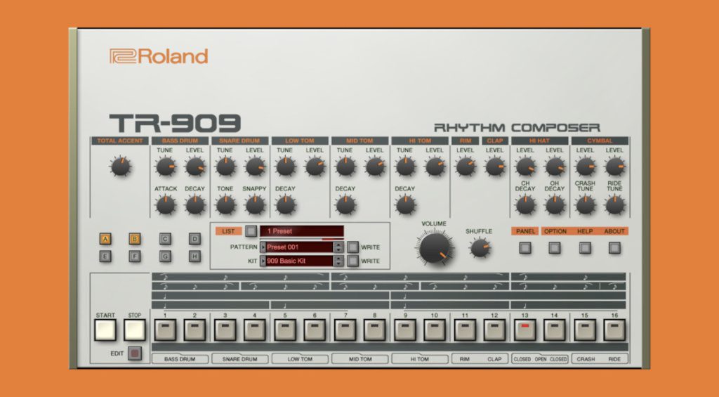 Drum Machine Collection von Roland 5 Legenden gearnews.de