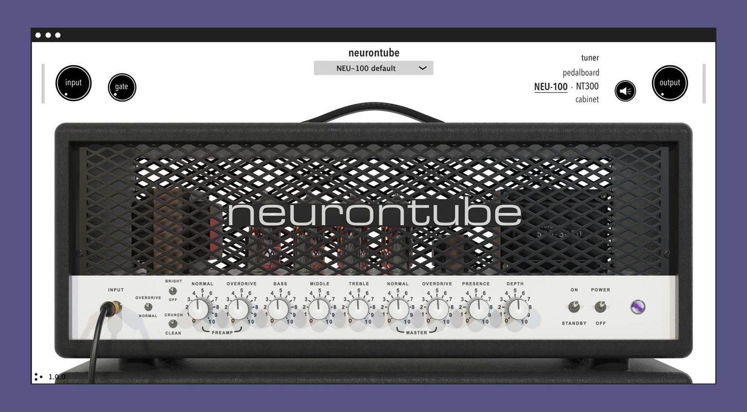 Audiosingularity Neurontube Debut emuliert Amps in Perfektion