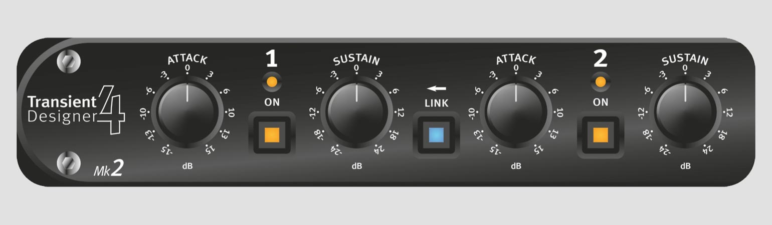 Der Link-Button aktiviert Stereo-Bearbeitung