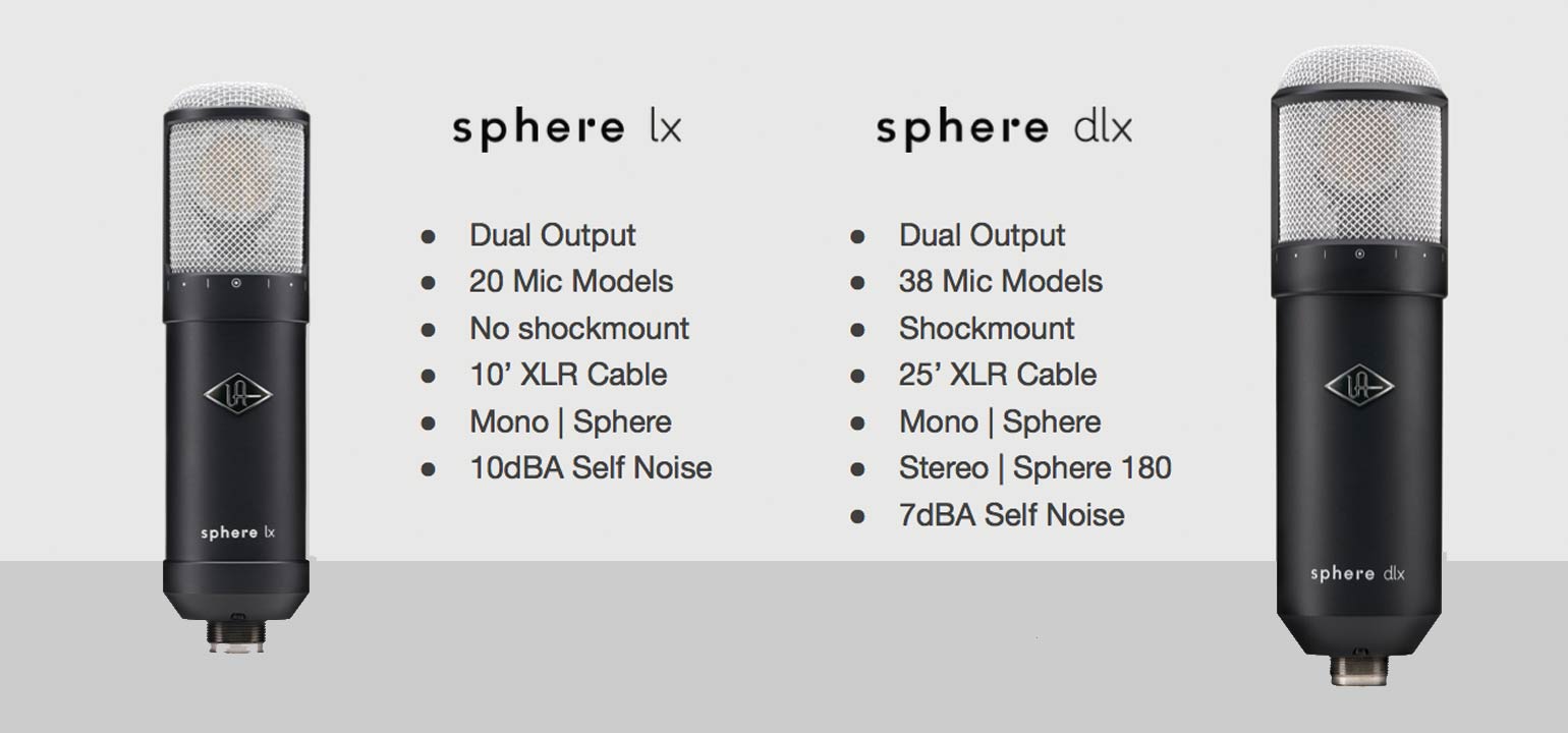 Universal Audio Sphere LX und Sphere DLX