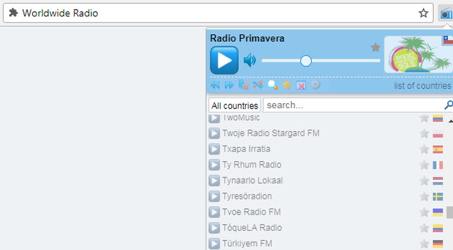 Erweiterung Worldwide Radio bei die fünf besten Chrome-Erweiterungen für Producer. 