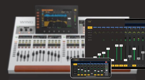 Behringer Wing Update: WING-Q App bringt Mixing auf Smartphones