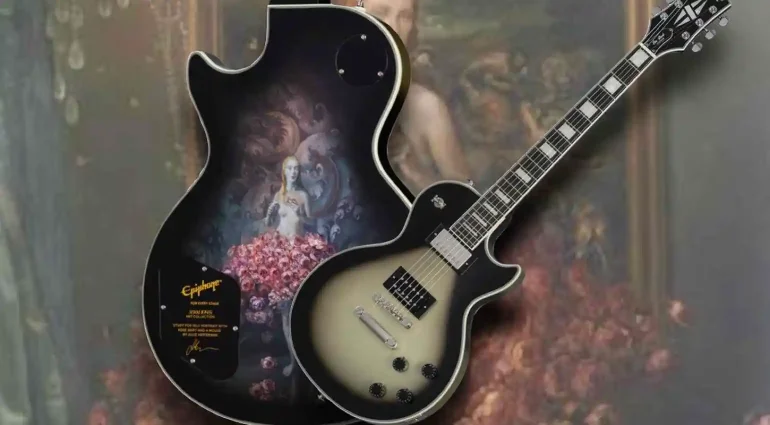 LEAK Epiphone Adam Jones Julie Heffernan Les Paul Custom