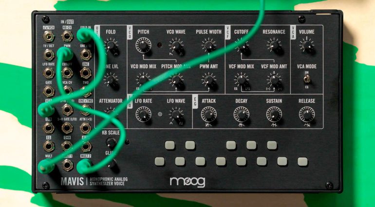 Moog Mavis jetzt 100 Euro günstiger, kostenloses Patch-Book