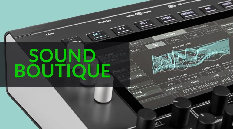 Waldorf, kostenlose Samples und Ableton Live: Sound-Boutique