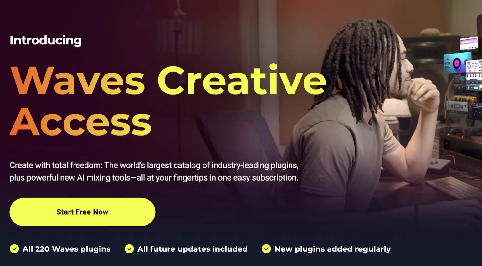 Waves Creative Access: Alle Plugins ab sofort nur im Abo!