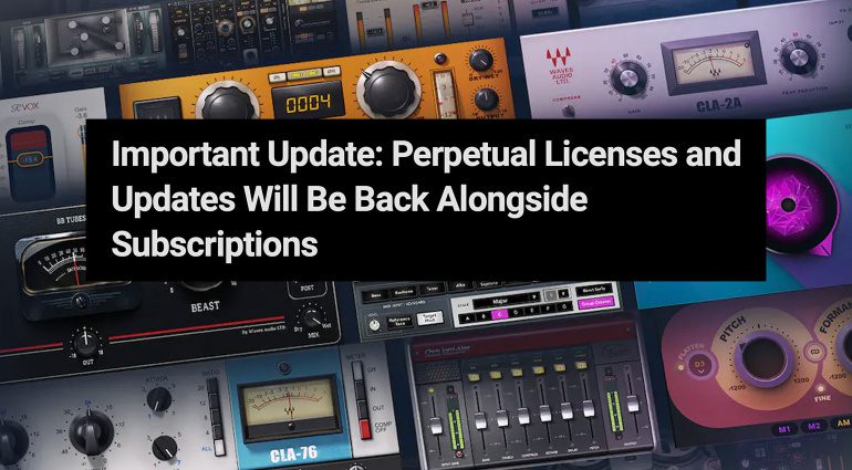 Waves Creative Access: Einzelkäufe und Updates sind zurück!