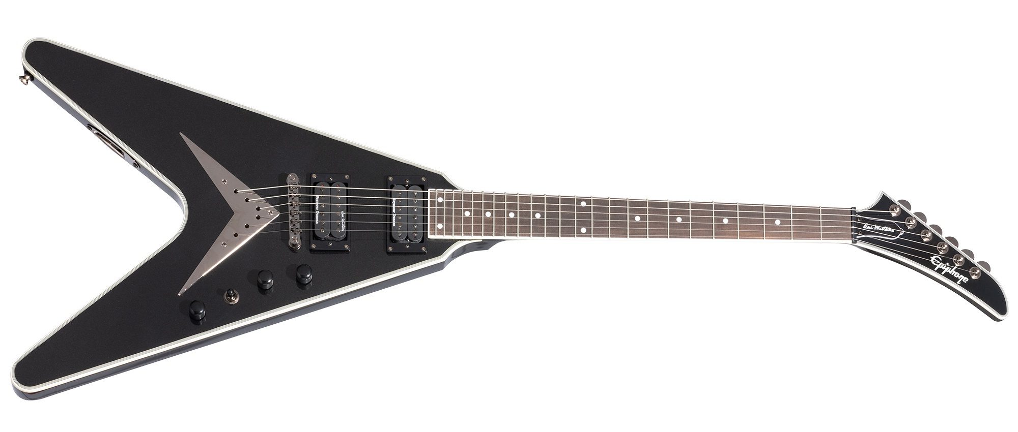 Epiphone Dave Mustaine Flying V Prophecy in Metallic Black