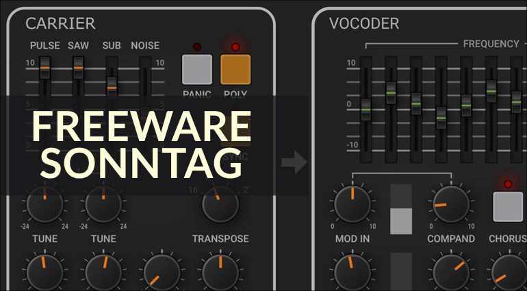 TAL-Vocoder 3.0, SuperCrunch und Simple Hit am Freeware Sonntag