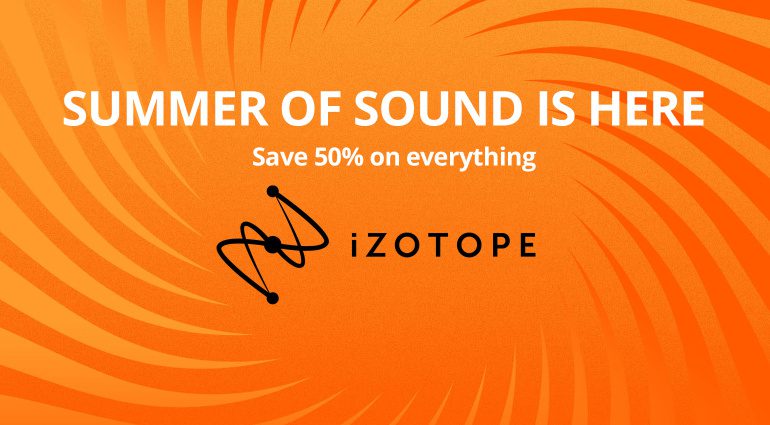 Deal: iZotope Summer of Sound Sale mit 50 % Rabatt auf alles!