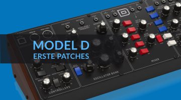 Der Behringer Model D ist zu Recht ein beliebter Einsteiger-Synth.