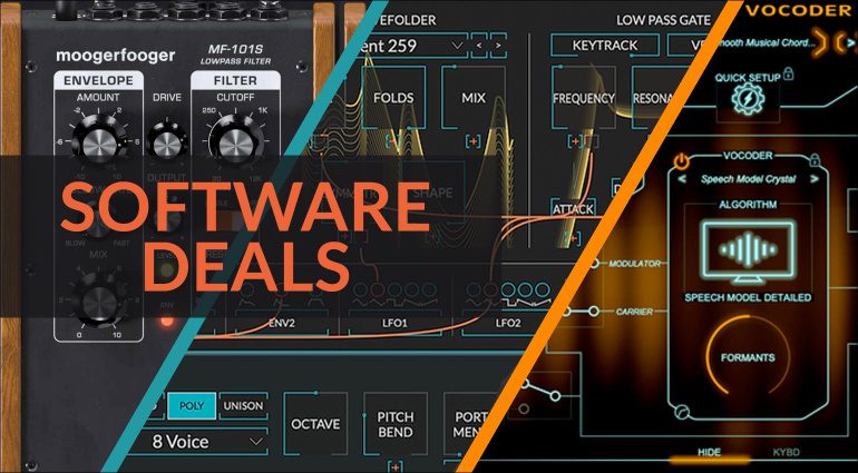 Moog, Newfangled Audio, Zynaptiq: Software Deals der Woche