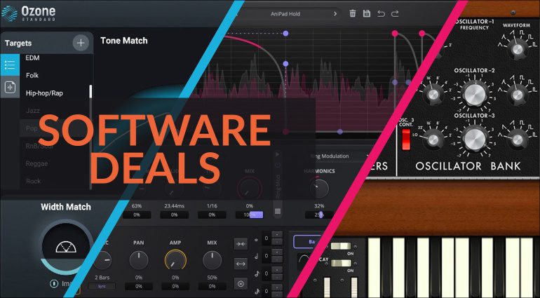 iZotope, Caelum Audio und Cherry Audio - Software Deals der Woche!