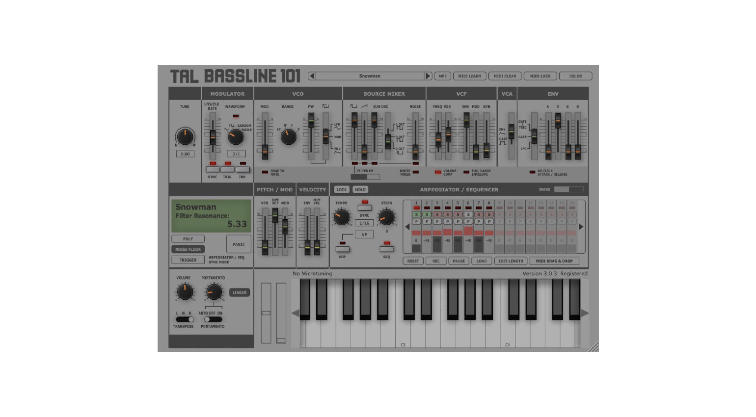 TAL-Bassline-101