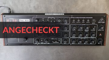 Angecheckt: Behringer Pro-800