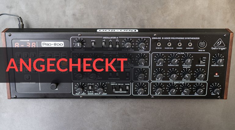 Angecheckt: Behringer Pro-800