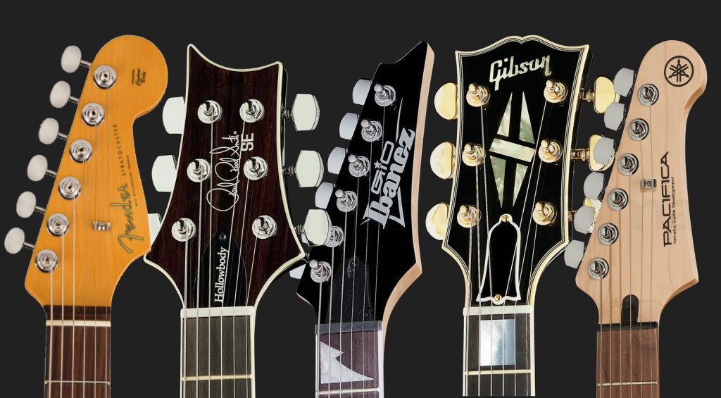 E-Gitarren Headstocks