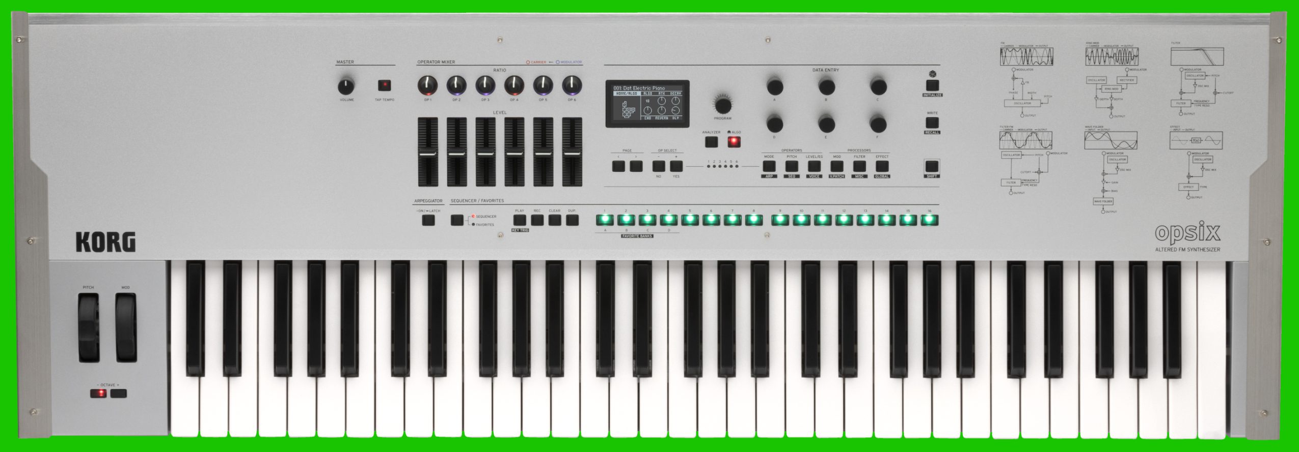 Korg opsix SE Platinum