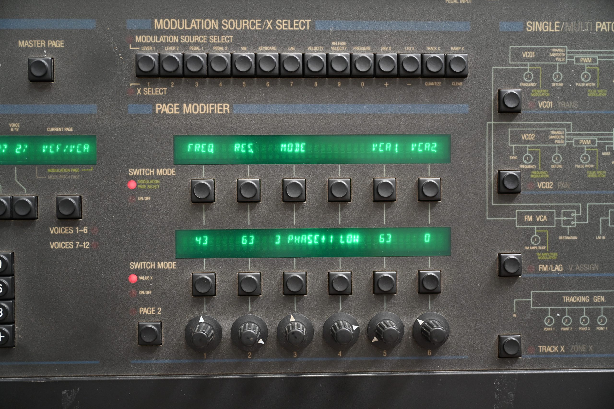 Oberheim Matrix-12 Filter