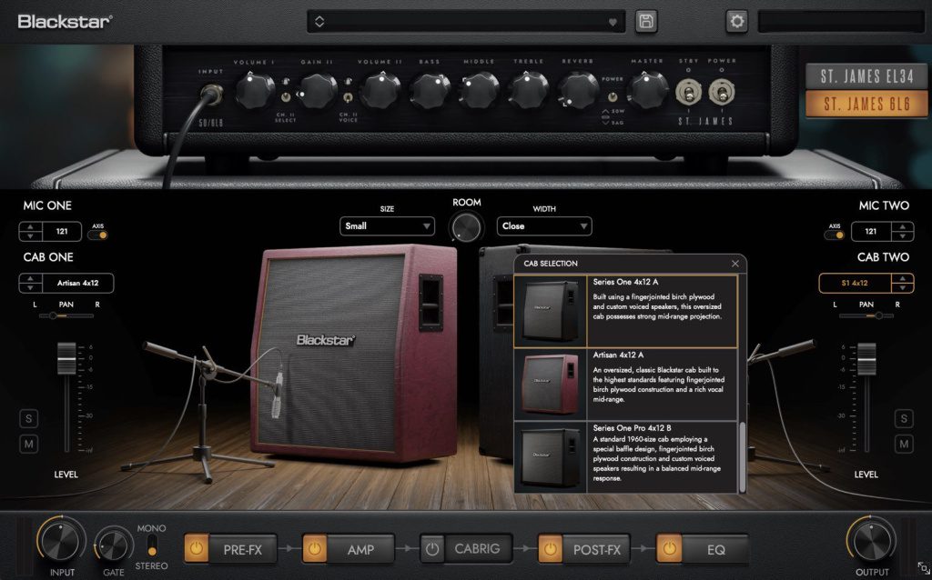 Das Cabrig in Blackstar St. James Plugin