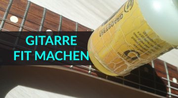 Gitarre Wartung Reinigung