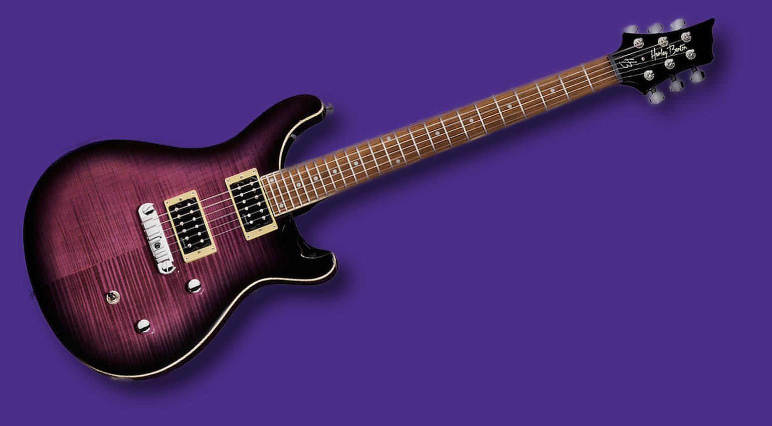 Harley Benton CST-24 Purple Burst: Prince of Tone 