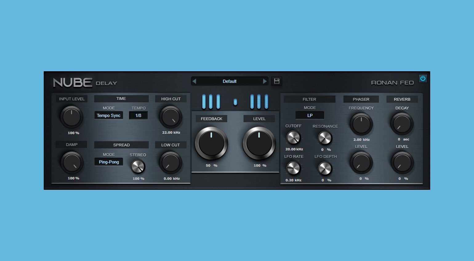 NUBE creates stereo modulation delays