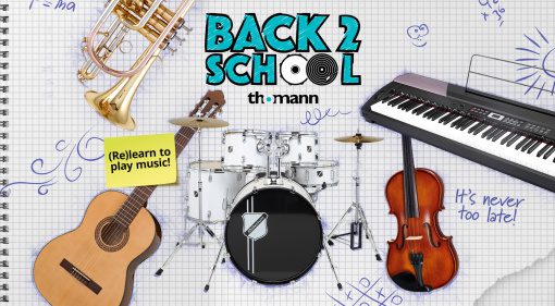 Back 2 School: Die musikalische Reise kann beginnen - eine Aktion von Thomann