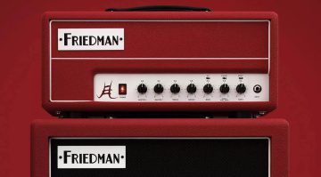 Friedman JEL-20: Knallrote Signature Vollröhre von Ozzy's Jake E Lee